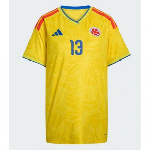 Colombia Yerry Mina #13 Hjemmebanetrøje Dame VM 2026 Kortærmet